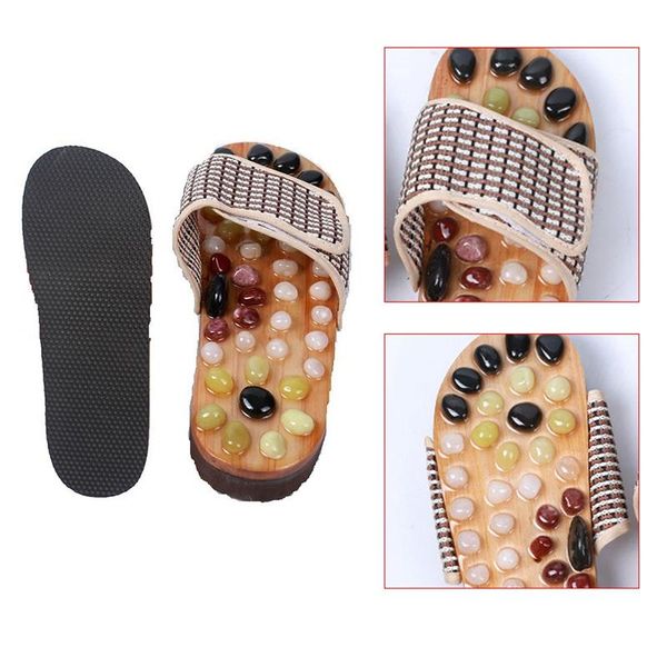 pebble stone foot mage slippers reflexology feet elderly acupuncture health shoes sandals healthy mager electric massagers 
pebble stone foot mage slippers reflexology feet elderly acupuncture health shoes sandals healthy mager electric massagers