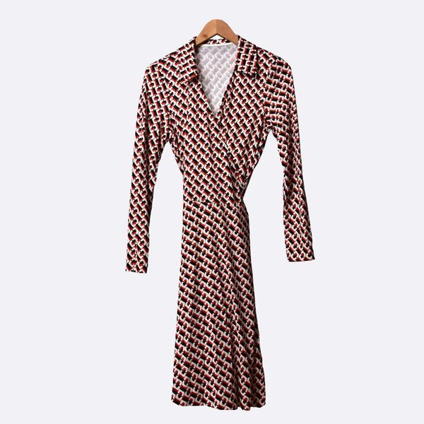 casual dresses women long sleeve wrap dress spring summer trun-down collar printing ol elegant fashion with sashes, Black;gray
casual dresses women long sleeve wrap dress spring summer trun-down collar printing ol elegant fashion with sashes, Black;gray