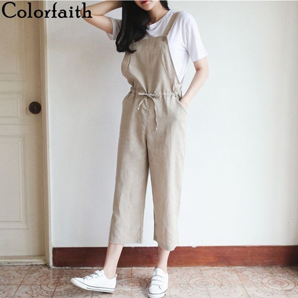 colorfaith new spring summer women jumpsuits & rompers strap cotton and linen wide leg ankle-length pants playsuit js8062 210413, Black;white
colorfaith new spring summer women jumpsuits & rompers strap cotton and linen wide leg ankle-length pants playsuit js8062 210413, Black;white