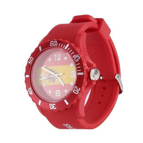 wristwatches spanish/brazilian flag pattern red color silicone casual school quartz watch fashion sports watches, Slivery;brown
wristwatches spanish/brazilian flag pattern red color silicone casual school quartz watch fashion sports watches, Slivery;brown