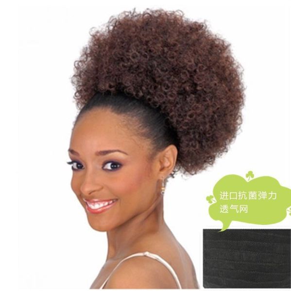 black wig small curl big fake, Black;brown 
black wig small curl big fake, Black;brown