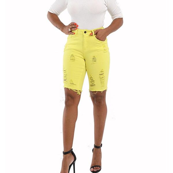 women's shorts summer women high waist denim black stretch ripped holes casual plus size club short jeans femme, White;black
women's shorts summer women high waist denim black stretch ripped holes casual plus size club short jeans femme, White;black