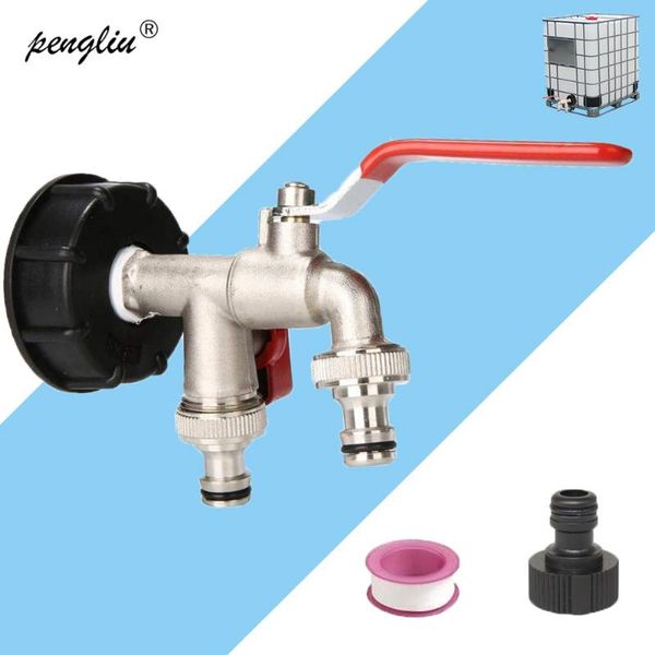 tank double tap connector 1000 liter home garden water faucet rainwater adapter for connectors watering equipments
tank double tap connector 1000 liter home garden water faucet rainwater adapter for connectors watering equipments