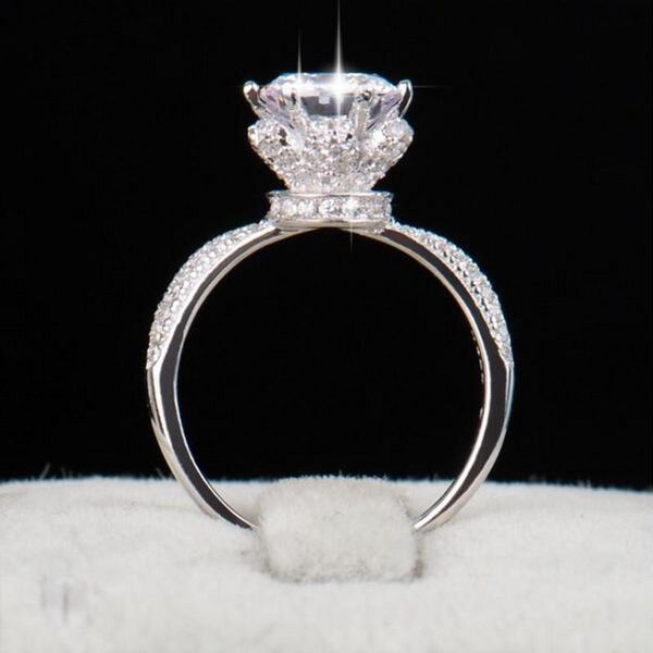 cluster rings flower design solid 100% 925 sterling silver wedding for women luxury 2ct simulated diamond engagement ring finger jewelry, Golden;silver
cluster rings flower design solid 100% 925 sterling silver wedding for women luxury 2ct simulated diamond engagement ring finger jewelry, Golden;silver