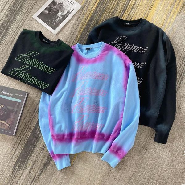 men's hoodies & sweatshirts oversize long sleeve tie dye we11done men women 1:1 -quality welldone crewneck pullovers hoodie, Black
men's hoodies & sweatshirts oversize long sleeve tie dye we11done men women 1:1 -quality welldone crewneck pullovers hoodie, Black