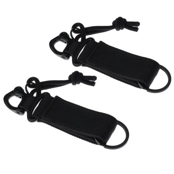 cords, slings and webbing 2 pieces black nylon multiuse molle belt buckle carabiner keychain hook for outdoor camping climbing 
cords, slings and webbing 2 pieces black nylon multiuse molle belt buckle carabiner keychain hook for outdoor camping climbing