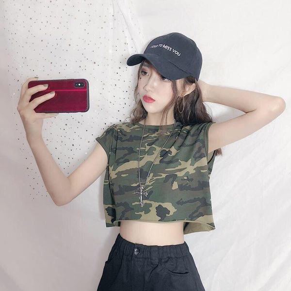 women's t-shirt cropwomen t shirts 2021 summer shirt harajuku camouflage printed tshirt short sleeve loose punk tee, White
women's t-shirt cropwomen t shirts 2021 summer shirt harajuku camouflage printed tshirt short sleeve loose punk tee, White