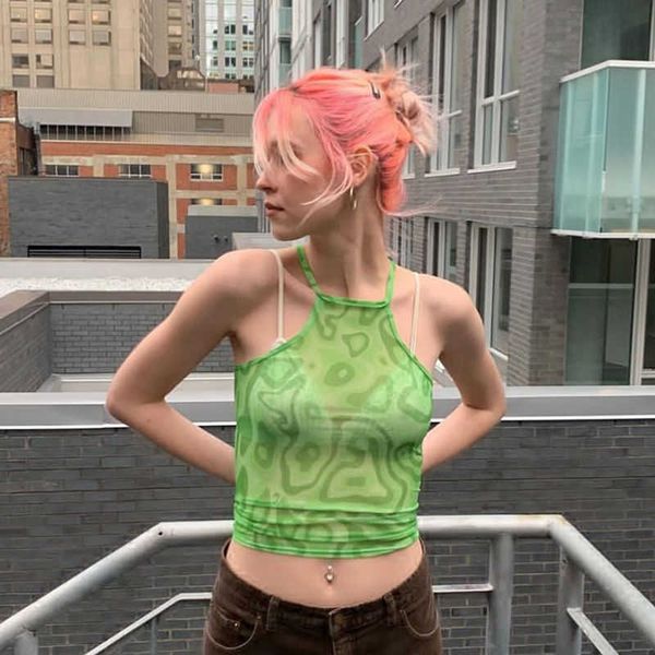 european and american street spice girls hanging neck suspender women 2021 new corrugated slim navel leisure vest summer, White
european and american street spice girls hanging neck suspender women 2021 new corrugated slim navel leisure vest summer, White