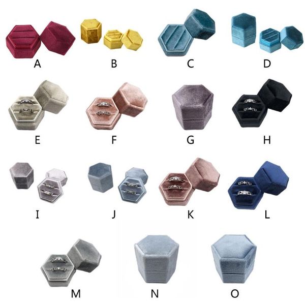 jewelry pouches, bags hexagon velvet ring box double display holder with detachable lid for wedding ceremony(wine red), Pink;blue
jewelry pouches, bags hexagon velvet ring box double display holder with detachable lid for wedding ceremony(wine red), Pink;blue