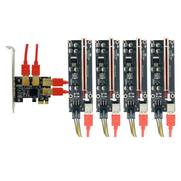 computer cables & connectors pci-e pcie riser card 1 to 4 usb3.0 adapter multiplier hub pci express 009s plus pciex16 for btc mining
computer cables & connectors pci-e pcie riser card 1 to 4 usb3.0 adapter multiplier hub pci express 009s plus pciex16 for btc mining