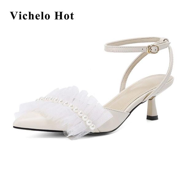 sandals vichelo full grain leather pearl pointed toe thin high heel summer fairy buckle strap lace mesh wedding shallow l57, Black
sandals vichelo full grain leather pearl pointed toe thin high heel summer fairy buckle strap lace mesh wedding shallow l57, Black