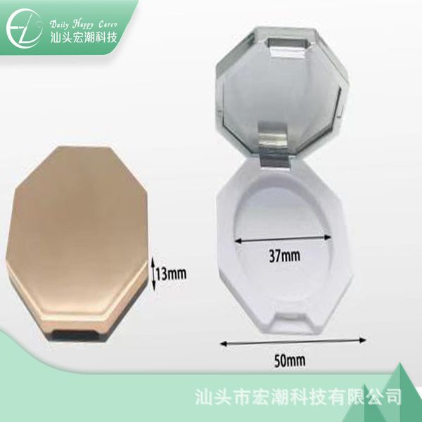 factory wholesale design new octagonal coated mirror, cover, powder blush empty box, make-up material.
factory wholesale design new octagonal coated mirror, cover, powder blush empty box, make-up material.
