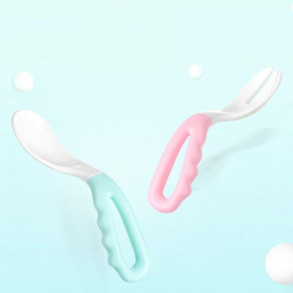 2pcs baby pacifier feeding spoon solid supplies curved children tablewar cups, dishes & utensils
2pcs baby pacifier feeding spoon solid supplies curved children tablewar cups, dishes & utensils