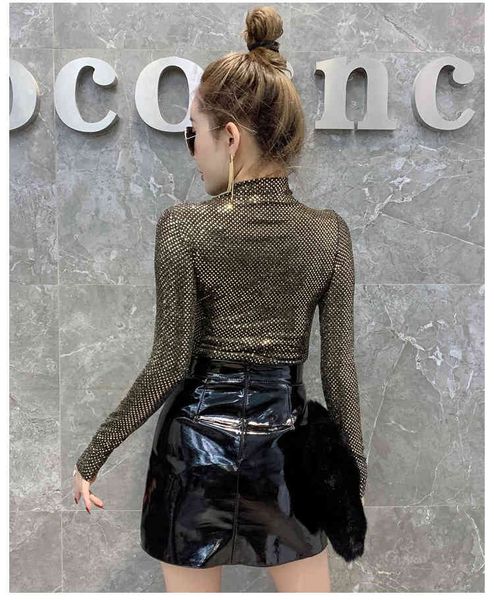 women's t-shirt spring autumn bright gold t-shirt korean clothes shiny women turtleneck ropa mujer bottoming shirt tee t9d608 hmva, White
women's t-shirt spring autumn bright gold t-shirt korean clothes shiny women turtleneck ropa mujer bottoming shirt tee t9d608 hmva, White