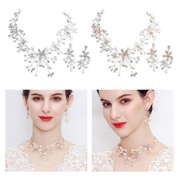 chokers women boho crystal necklace dangle earrings freshwater choker party statement costume jewellery accessories, Golden;silver
chokers women boho crystal necklace dangle earrings freshwater choker party statement costume jewellery accessories, Golden;silver