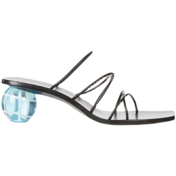 sandals est round ball crystal heel slipper thin crossed strap slingback lady fariy style open toe gladiator shoes, Black
sandals est round ball crystal heel slipper thin crossed strap slingback lady fariy style open toe gladiator shoes, Black