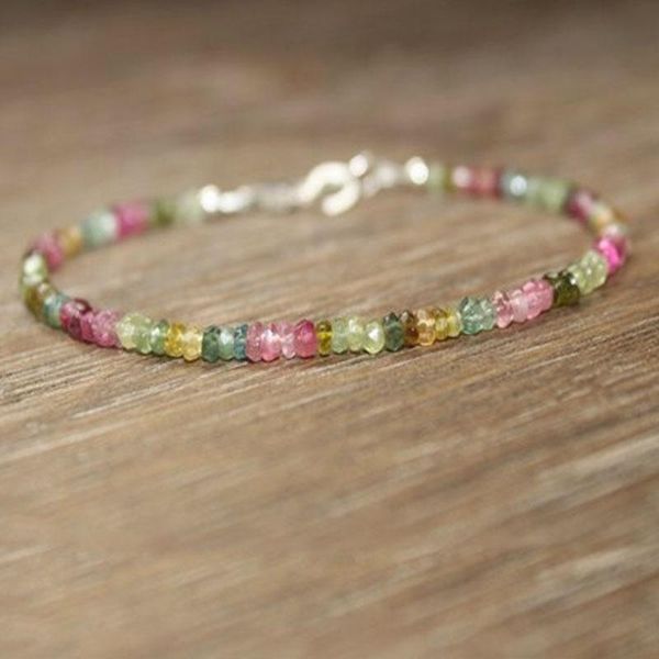 beaded, strands watermelon tourmaline bracelet ombre shaded pink green layering black beaded bracelets womens jewelry
beaded, strands watermelon tourmaline bracelet ombre shaded pink green layering black beaded bracelets womens jewelry