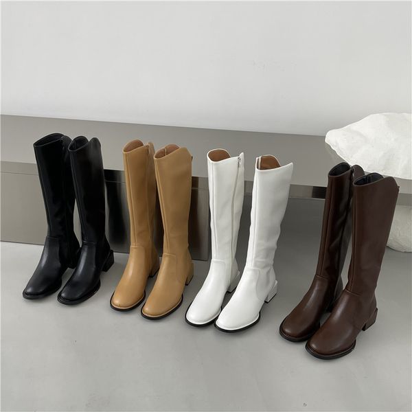 boots med thick heel side zip long knee riding women round toe solid thigh shoes botas mujer 1ujx, Black
boots med thick heel side zip long knee riding women round toe solid thigh shoes botas mujer 1ujx, Black