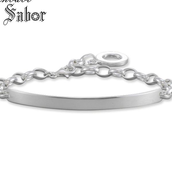 link, chain link charm bracelet classic 925 sterling silver gift fashion jewelry for women mens, Black
link, chain link charm bracelet classic 925 sterling silver gift fashion jewelry for women mens, Black