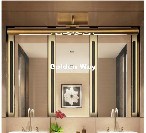wall lamp brass led lamps in bathroom with swing arm 45cm 57cm 75cm long over mirrors sconces light 110v / 220v ac
wall lamp brass led lamps in bathroom with swing arm 45cm 57cm 75cm long over mirrors sconces light 110v / 220v ac