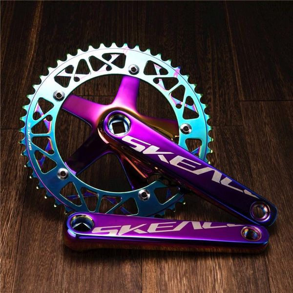 bike heels & chainwheels 2022 fixed gear crank oilslick 49t crankset fixie bicycle parts 165mm bcd 144mm pieces
bike heels & chainwheels 2022 fixed gear crank oilslick 49t crankset fixie bicycle parts 165mm bcd 144mm pieces
