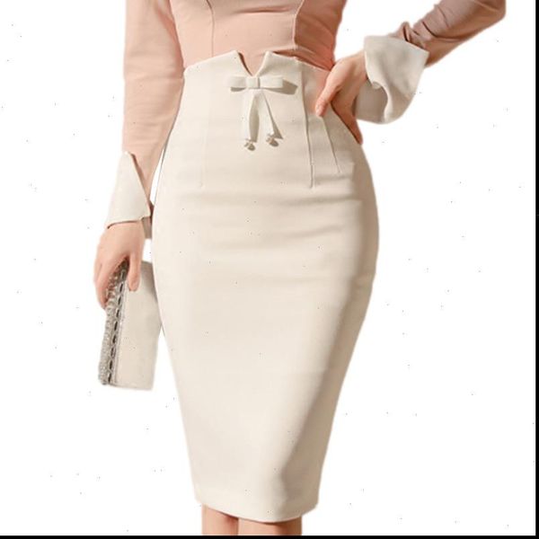 high waist midi spring women skirts summer office korean elegant split back white bodycon pencil, Black
high waist midi spring women skirts summer office korean elegant split back white bodycon pencil, Black