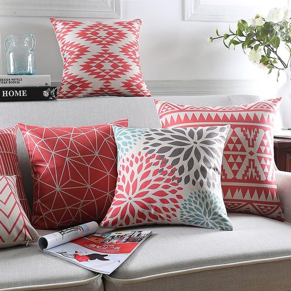 cushion/decorative pillow red cushion covers home decor scandinavian cover abstract geometric flower decorative case for sofa 45x45cm
cushion/decorative pillow red cushion covers home decor scandinavian cover abstract geometric flower decorative case for sofa 45x45cm