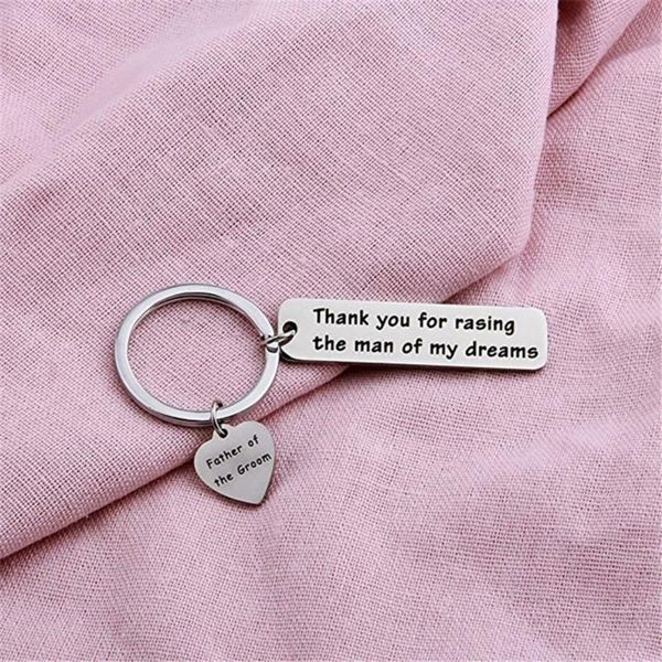 keychains 2021 thank you for raising the man of my dreams pendant keychain wedding decorate accessories, Silver
keychains 2021 thank you for raising the man of my dreams pendant keychain wedding decorate accessories, Silver