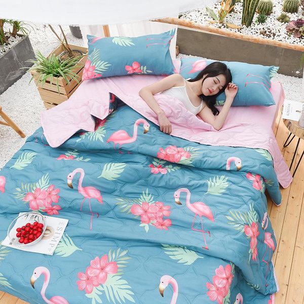 comforters & sets 11 styless soft pink flamingo pattern bed quilts comfortable summer air-conditioning quilt cover king queen size comforter
comforters & sets 11 styless soft pink flamingo pattern bed quilts comfortable summer air-conditioning quilt cover king queen size comforter