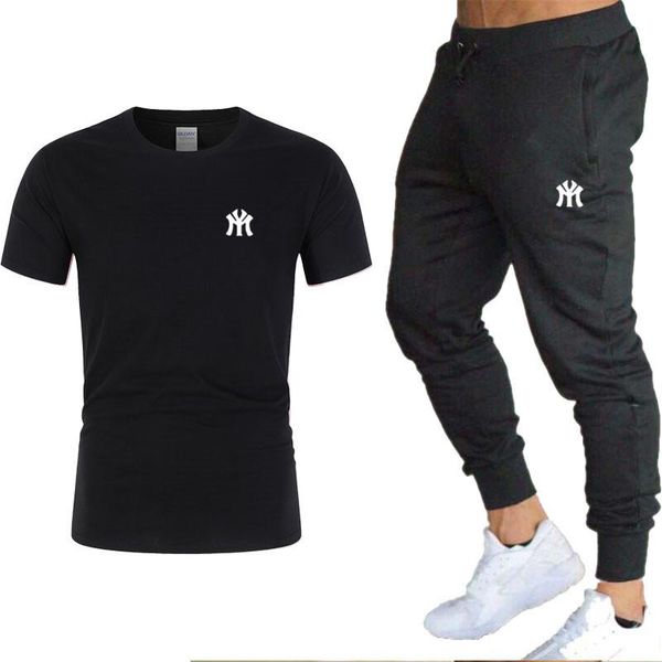 men's tracksuits summer suit cotton t-shirt + black casual pants solid color printing sports fashion -xxl, Gray
men's tracksuits summer suit cotton t-shirt + black casual pants solid color printing sports fashion -xxl, Gray