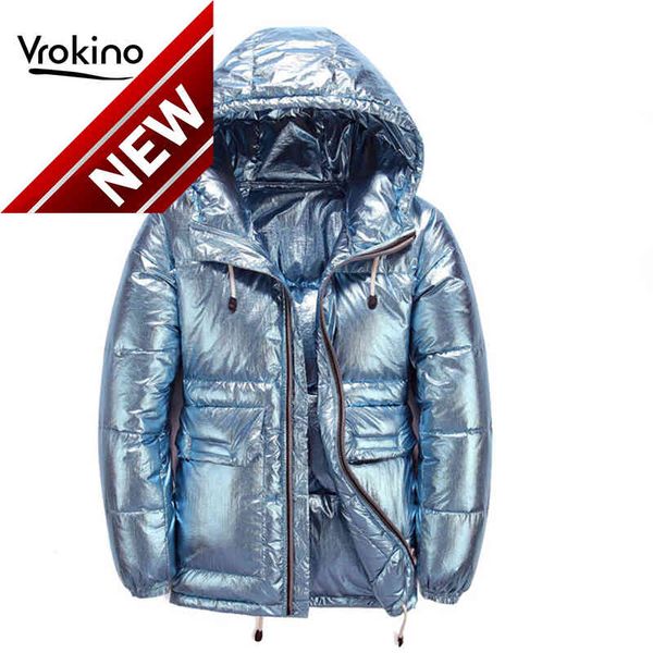 men's winter down jacket thickened warm 90% white duck men's both men and women can wear, Black
men's winter down jacket thickened warm 90% white duck men's both men and women can wear, Black