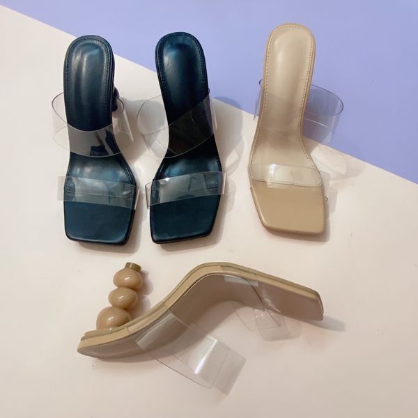 big size 42 new women slippers thin high heels fashion pumps slippers sandals shoes for woman causal pvc ladies slide shoes, Black
big size 42 new women slippers thin high heels fashion pumps slippers sandals shoes for woman causal pvc ladies slide shoes, Black