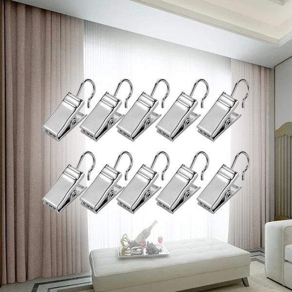clothing & wardrobe storage 10pcs/set metal iron curtain clips on hook hanging durable clothes peg laundry clip hanger organization
clothing & wardrobe storage 10pcs/set metal iron curtain clips on hook hanging durable clothes peg laundry clip hanger organization