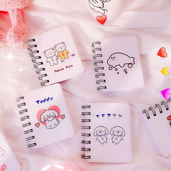 1pcs cute kawaii cartoon coil creative small notebook fresh portable mini notepad stationery book student children gifts notepads, Purple;pink
1pcs cute kawaii cartoon coil creative small notebook fresh portable mini notepad stationery book student children gifts notepads, Purple;pink