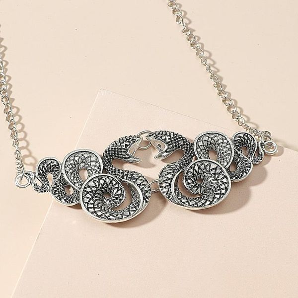 chains snake necklace woman cubic necklaces clavicle chain punk exaggerated party silver color european alloy halskette
chains snake necklace woman cubic necklaces clavicle chain punk exaggerated party silver color european alloy halskette