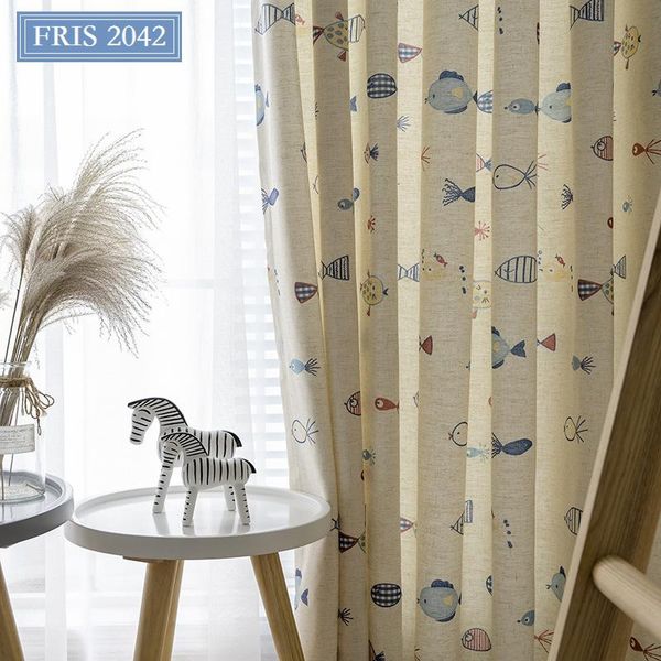 curtain & drapes modern curtains for living room bedroom simple cartoon children cute fish linen printed finished product customization
curtain & drapes modern curtains for living room bedroom simple cartoon children cute fish linen printed finished product customization
