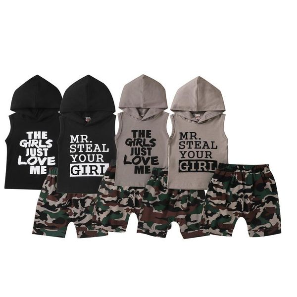 clothing sets boy girls summer vest and shorts suit fashion letter hooded sleeveless camouflage short pants tracksuits, White
clothing sets boy girls summer vest and shorts suit fashion letter hooded sleeveless camouflage short pants tracksuits, White