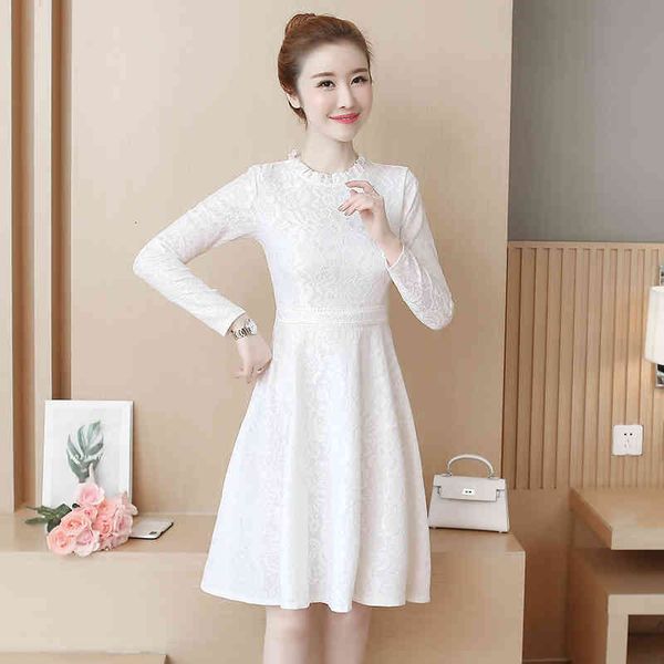 casual dresses lace korean style women slim elegant o neck long sleeve a line woman party night vestidos plus size 4xl e1n7, Black;gray
casual dresses lace korean style women slim elegant o neck long sleeve a line woman party night vestidos plus size 4xl e1n7, Black;gray