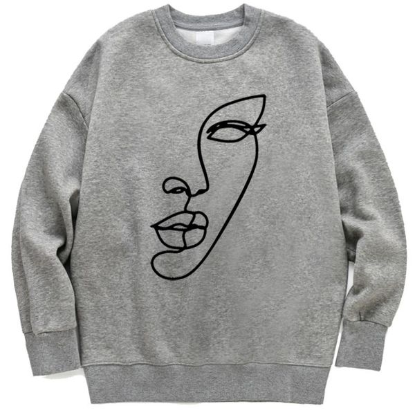 women's hoodies & sweatshirts stick figure side face print hoodie female hip hop loose crewneck casual clothing autumn fleece hoody, Black
women's hoodies & sweatshirts stick figure side face print hoodie female hip hop loose crewneck casual clothing autumn fleece hoody, Black