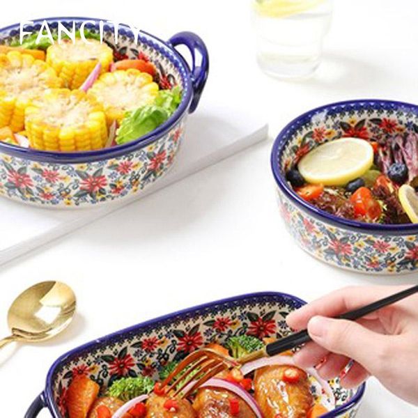 polish ceramic handle bowl household oven microwave special binaural soup instant noodle net celebrity bowls
polish ceramic handle bowl household oven microwave special binaural soup instant noodle net celebrity bowls