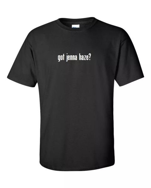 got jenna haze men's cotton t-shirt shirt solid black white funny s - 5xl, White;black
got jenna haze men's cotton t-shirt shirt solid black white funny s - 5xl, White;black