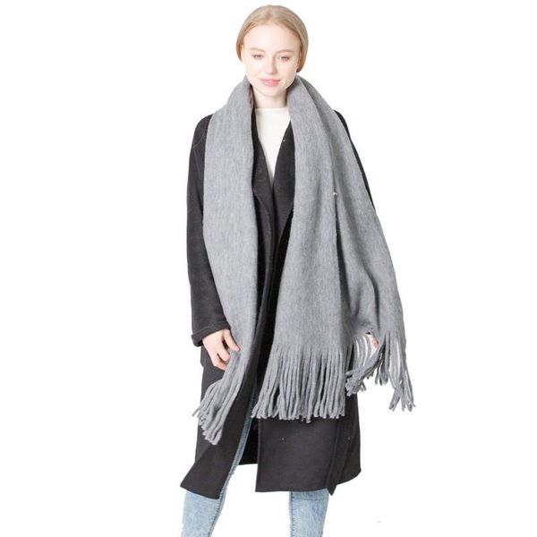 scarves 200x33cm arrival winter solid color imitation wool scarf men and women warp knitted monochrome thick warm shawl, Blue;gray
scarves 200x33cm arrival winter solid color imitation wool scarf men and women warp knitted monochrome thick warm shawl, Blue;gray