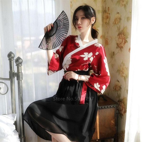 kimono dress japanese style asian fashion women v-neck sakura skirt and set haori summer dresses girls outfits yukata ethnic clothing, Red
kimono dress japanese style asian fashion women v-neck sakura skirt and set haori summer dresses girls outfits yukata ethnic clothing, Red