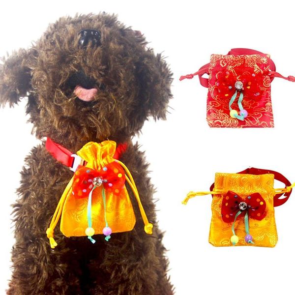 dog collars & leashes 1pc pet cat bow ties collar year necktie with bell pocket for lucky dogs cats accessories
dog collars & leashes 1pc pet cat bow ties collar year necktie with bell pocket for lucky dogs cats accessories