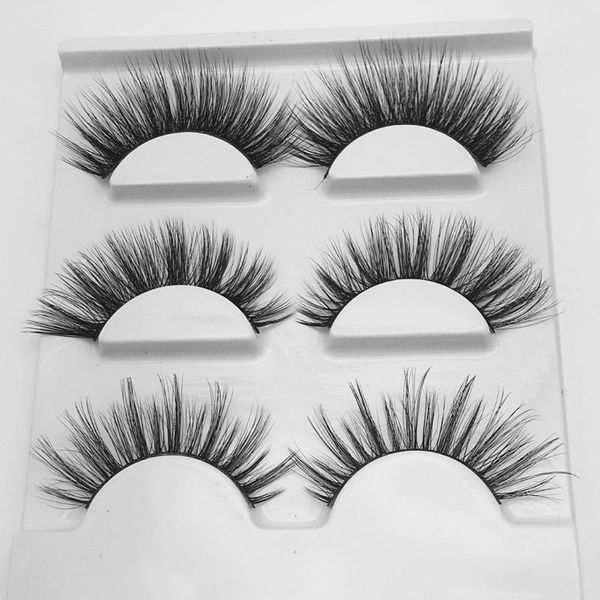 false eyelashes 3pairs handmade fake eyelash mink lashes black long thick cross bushy extension eye makeup tool
false eyelashes 3pairs handmade fake eyelash mink lashes black long thick cross bushy extension eye makeup tool