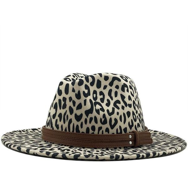 wide brim hats flat wool felt women jazz fedora men leopard grain leather band decor trilby panama formal 56-58cm, Blue;gray
wide brim hats flat wool felt women jazz fedora men leopard grain leather band decor trilby panama formal 56-58cm, Blue;gray