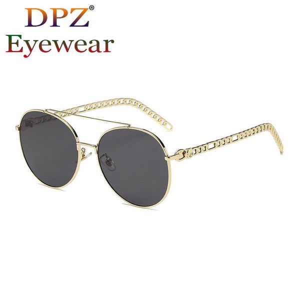double beam woman fashion pilot sunglasses personality retro metal brand design, White;black
double beam woman fashion pilot sunglasses personality retro metal brand design, White;black