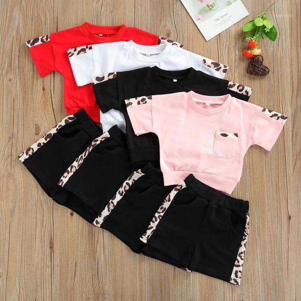 clothing sets opperiaya children t-shirt and shorts casual set fashion leopard stitching short sleeve pocket round neck pants, White
clothing sets opperiaya children t-shirt and shorts casual set fashion leopard stitching short sleeve pocket round neck pants, White
