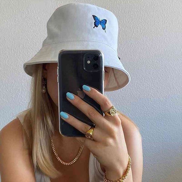 fashion women butterfly embroidered fisherman hat ladies white simple visor caps outdoor casual sun hat bucket hats, Blue;gray
fashion women butterfly embroidered fisherman hat ladies white simple visor caps outdoor casual sun hat bucket hats, Blue;gray