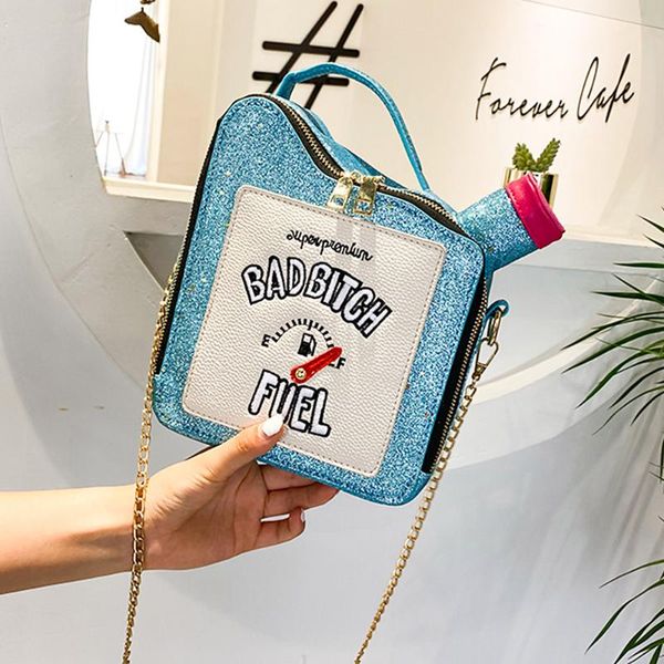 cross body tote clutch for women designer bag 2021 blue hand fun handbag mini gasoline bottle design crossbody shoulder chain glitter
cross body tote clutch for women designer bag 2021 blue hand fun handbag mini gasoline bottle design crossbody shoulder chain glitter